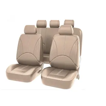 Universal Styling Komplet Sæt PU-Læder Imiteret Læder Indvendigt Tilbehør Bil Protector sædebetræk