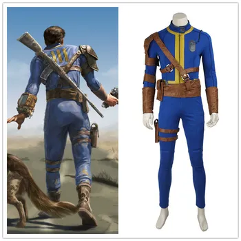 Indsamling Edition Spillet Fallout 4 Overlevende Nate Cosplay Kostume Komplet Sæt Halloween Fest Cosplay Lavet Tøj Custom Kostume