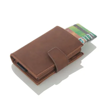 Nye Pu Læder Automatiske Card Wallet-Kredit Max Afhentning Indehaveren Anti-rfid-Wallet Buxiness Kortholderen Kreditkort Pakke