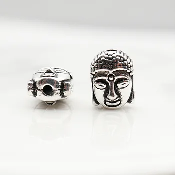925 Sølv Tibetanske Sakyamuni Perler, Sterling Sølv Buddhistiske Buddha Perler DIY Armbånd, Perler, Smykker Resultater