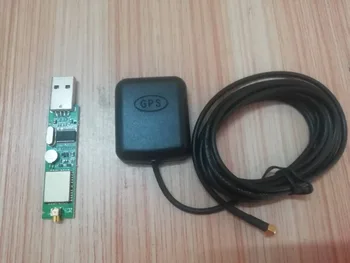 USB-Interface GPS-Modtager Modul SIRF3 Modul + MMCX Ekstern Antenne Bil PC