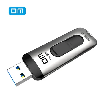 DM PD090 USB-Flash-Drev, 128GB Metal Pendrive High Speed USB 3 .0 Memory Stick 64GB pen-Drev Reelle Kapacitet er 16 GB Skrift 10MB-60MB