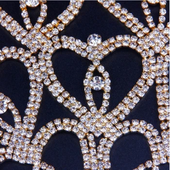 Luksus Rhinestone Body Kæde Bra Halskæde Øverste Bryst Kæde Tilbehør til Kvinder Crystal Krop Smykker, Bra Bryst Kæde Gave