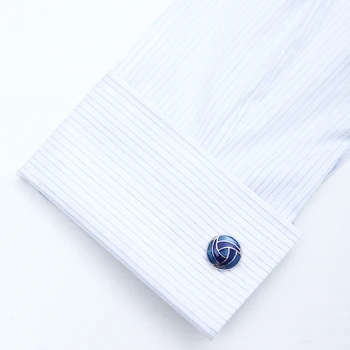 KFLK smykker skjorte, manchetknapper til mænd designer Mærket Blå cuff links engros-Knappen Høj Kvalitet Bryllup Mode gæster