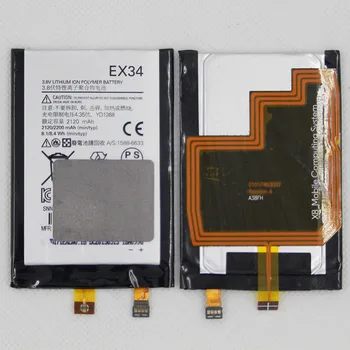 EX34 Batteri For Motorola Moto X XT1052 XT1053 XT1055 XT1056 XT1058 XT1060 XT912A Telefonens Batteri 2120mAh med Reparation Værktøjer Gave