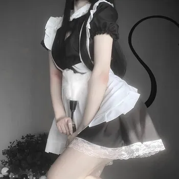 OJBK Nye Sexy Sweet Lolita Kjole Japansk Stuepige Kostume Anime Cosplay Kawaii Og Bar Uniform Halloween Tøj Til Kvinder Nye