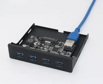 PCI-E til USB 3.0 PC frontpanel USB-udvidelseskort PCIE USB-Adapter, 3.5