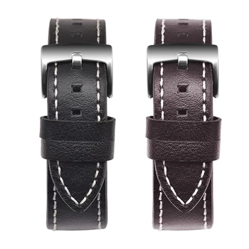 BEAFIRY18mm 20mm 22mm 24mm Ur Band Kalv Læder urrem Håndlavet Watchbands Armbånd Til Samsung, Huawei