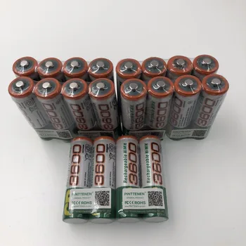 Ny 1,2 V AA 3600mAh NI MH Pre-Charged Batterier Ni-MH Genopladelige AA3600 Batteri Til Legetøj Kamera, Mikrofon