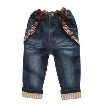2019 børnetøj sæt til foråret Baby dreng dragt med Lange ærmer plaid shirts+bil print t-shirt+jeans 3stk passer CCS350