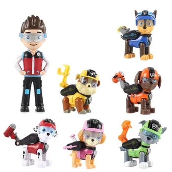 Paw Patrulje legetøj sæt patrulje hund Bus Rescue Team Toy Sæt Anime Figurer Paw Patrulje Fødselsdag, Jul, Halloween Gave