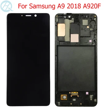 Original A920F LCD-For Samsung Galaxy A9 2018 Skærm Med Ramme 6.3