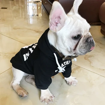 Miflame Mode Dog Hættetrøjer Casual Pet Sweater Til Hund Tøj Lille Hund Pullover Fransk Bulldog Chihuahua Tøj Blød Hund Pels