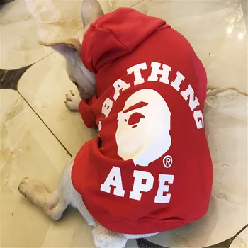 Miflame Mode Dog Hættetrøjer Casual Pet Sweater Til Hund Tøj Lille Hund Pullover Fransk Bulldog Chihuahua Tøj Blød Hund Pels