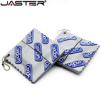 JASTER Usb 2.0 Romantisk Nøgler Durex Clef Kapacitet USB Flash Drive 4GB, 8GB, 16GB, 32GB, 64GB Usb Sjove Boda Pulsera Usb