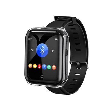 Se Bluetooth MP3-afspiller med indbygget højttaler skridttæller vækkeur musik ebook optagelse af radio-video, kalender, stopur