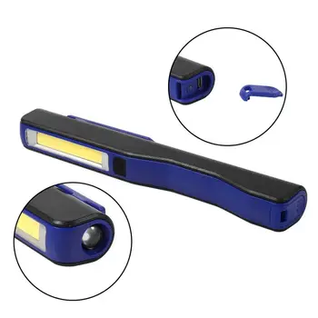 Bærbare Ført Hånd Fakkel USB-Genopladelige Magnet Clip Arbejde Lys Kontrol Lampe