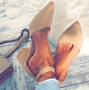 Kvinder pumper blok sexet hæle sandaler med spænde strop, spids tå damer sko stor størrelse chaussure femme shoes mujer