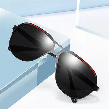 2019 Nye Brand Designer Luftfart aluminium Stel Polariserede Solbriller kørsel og fiskeri For Mænd og mandlige UV400 Beskyttelse M224