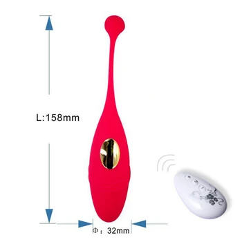 Trådløs Fjernbetjening Vibrator G Spot Klitoris Stimulator Vaginal Hoppe Æg Silikone Dildo Vibratorer Trusser Voksen Sex Legetøj til Kvinder