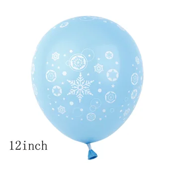 Christmas Snow flake Latex Balloner 50stk 12 tommer Oppustelige Balloner Bryllup Fødselsdag Dekoration Globos Luft Bolde Engros