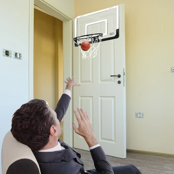 Bærbare Mini Basketball Børn Hængende Basketball Backboard Indendørs Dør vægmonteret Basket Ball yrelsen Sæt med Pumpe Bold