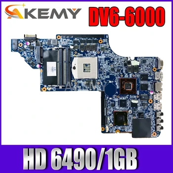 Gratis Forsendelse Laptop Bundkort Til HP Pavilion DV6T DV6-6000 bundkort HD 6490/1 GB