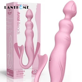 Kvindelige Orgasme G Spot Mermaid Vibrator til Kvinder 10 Speed AV Wand Massager Vibrator Anal Slikke Klitoris Stimulation Mastrubator