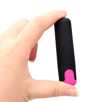 IKOKY Mini Bullet Vibrator med Kanin Cap G-spot Massager 10 Hastigheder USB-Genopladelige Sex Legetøj til Kvinder Klitoris Stimulator