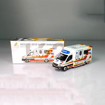 1:76 Hong Kong FSD brandvæsen Ambulance diecast ing Legering Model Simulering Retro Køretøj Metal Art Trafik Samling Legetøj