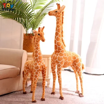 Simulering Giraf Plys Legetøj Triver Udstoppede Dyr Dukke Spædbarn Baby, Børn, Børn, Dreng, Pige Legetøj Fødselsdag, Gave, Rum Udsmykning Håndværk