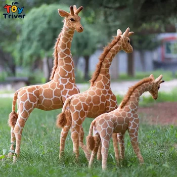 Simulering Giraf Plys Legetøj Triver Udstoppede Dyr Dukke Spædbarn Baby, Børn, Børn, Dreng, Pige Legetøj Fødselsdag, Gave, Rum Udsmykning Håndværk