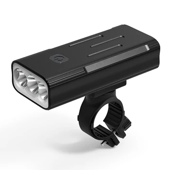 NEWBOLER Kraftfuld Cykel Lys 5200mAh som Power Bank USB-Genopladelige 1100 Lumen Front Bike Light Vandtæt LED Cykel Forlygte