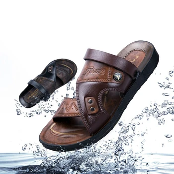 2020 Nye Sommer Sandaler Mænd Udendørs Mænd Casual Sko, Non-Slip Åndbar Beach Sandaler To Måder At Bære Sko Sandalias Hombre