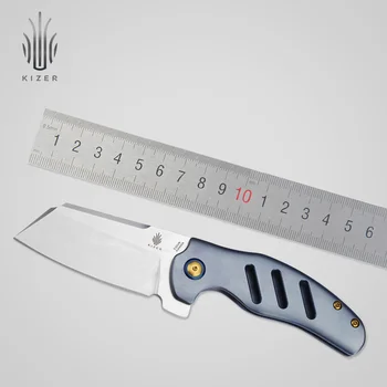 Kizer S35VN kniv KI4488A/Ki4488 C01C Sheepdog udendørs overlevelse knive bekæmpe folde taktiske knive af høj kvalitet, hånd værktøj
