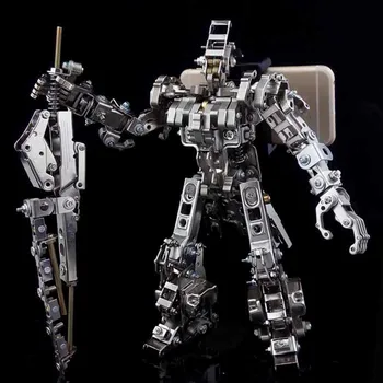 DIY Egen tilpassede rustfrit stål metal model færdig med aftagelig insekt Robotter Løfte Juggernaut Master montering af maskine