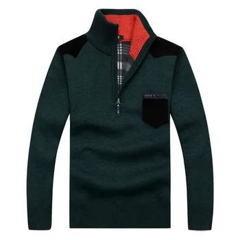 Drop shipping militære mænd sweater strikket trøjer til mænd afslappet vinter outwear M-3XL XP24