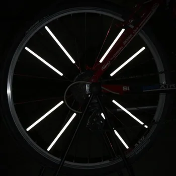 72 Pc ' DIY Cykel Reflekterende Pinde Mountainbike Fælgen Sikkerhed Talte Reflektor Rør til Ridning HB88