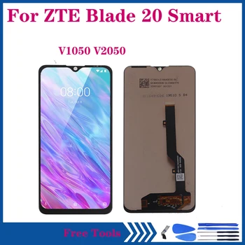 For ZTE Blade 20 Smart V1050 V2050 LCD-Skærm Touch screen Digitizer Assembly for zte BLADE 20 Smart Tv reservedele