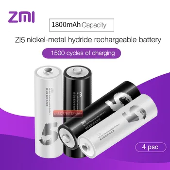 2019 Oprindelige Xiaomi ZMI ZI5 1800mAh 1,2 V Genopladeligt Ni-MH Batteri KTV batteri, fjernbetjening, batteri