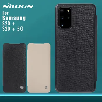 Nillkin til Samsung Galaxy S20 Plus S20Plus 5G Tilfælde Ming Flip Læder etui-Kort Slot Back Cover