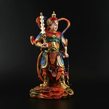 Karakter Statue, Guan Gong, Wei Tuo, Statue, Buddhistiske Forsyninger, Harpiks Håndværk, Hjem Dekorationer, Ferie Gaver