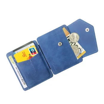 PURDORED 1 Pc-Super Magic Card Holder Mandlige Kort Indehavere Mat Læder Slanke Kreditkort Tilfælde Mænd Business Kort Dækker Tarjetero