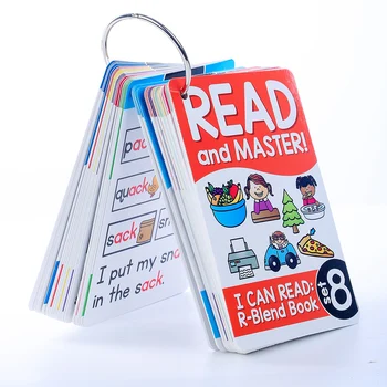 107 Grupper/sæt Rødder i engelsk Fonetik Flash-Kort Kids Montessori Læring Pædagogisk Legetøj Til Børn undervisningsmidler Baby Cards