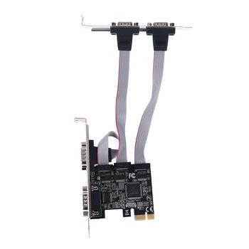 TXB071 PCI Express Tilføje Kort 4 Porte Serial Riser-Kort Multi RS232 DB9 KOM PCIe Udvidelse Adapter Converter