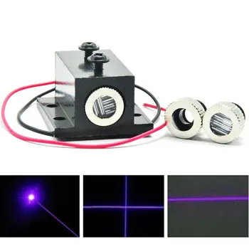 Dot Online på Tværs af 405nm Violet Blå Laser Diode Modul 10 mw Laser Lys 12x30mm 3V Driver