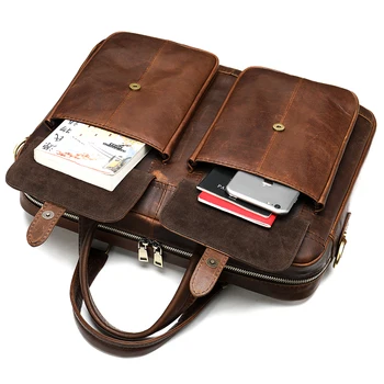 WESTAL mænds rejsetaske taske mænds læder porte dokument kontor taske til mænd læder laptop taske mænd vintage håndtaske for mænd 7010