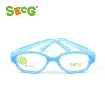 SECG Optisk Børn brillestel Søde Fleksibel Blød Aftagelig Vision Briller Børn Nærsynethed Amblyopi Kids Briller