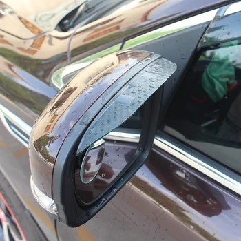 Bil Styling bakspejlet Øjenbryn Regn Gear Shield Anti-regnslag Til Citroen Sedan C4 C4L C-Elysee C3 C5 AIRCROSS 2009-2019