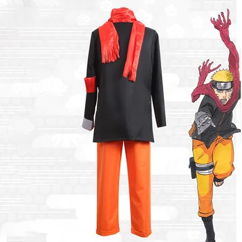 Ninja Uniform Anime DE SIDSTE NARUTO FILM Uzumaki Naruto Ottende / Niende Cosplay Kostumer Boruto Far Komplet Sæt